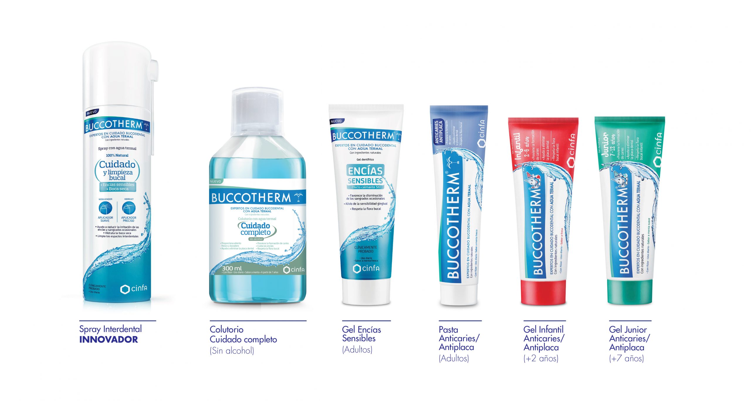 BUCCOTHERM® gamme de soins bucco-dentaires naturels, à l'Eau thermale