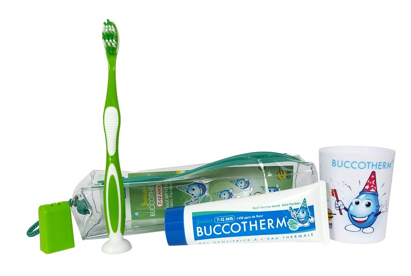 BUCCOTHERM KIT VOYAGE ADULTE (DENTIFRICE + BROSSE A DENTS)